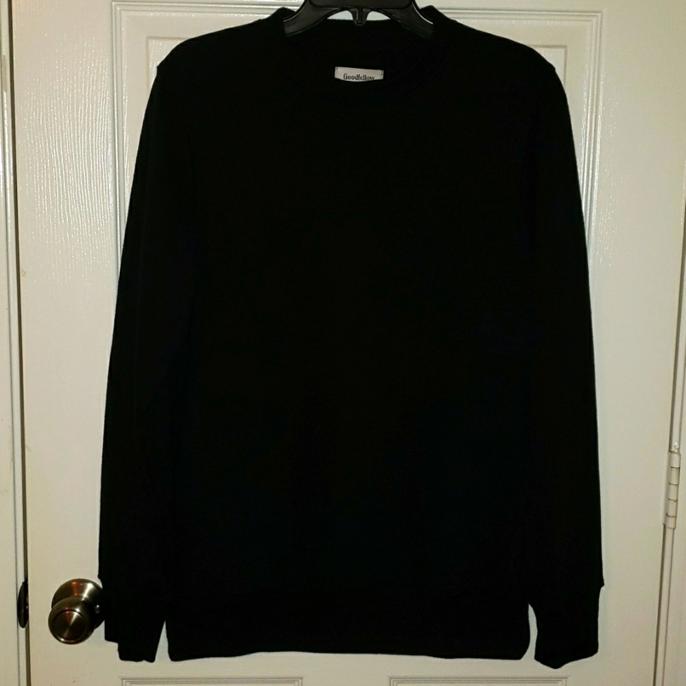 Men's (S) Black Goodfellow & Co Crewneck Pullover Sweater